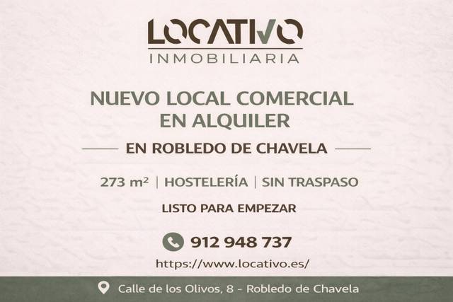 Local comercial en Alquiler en Robledo de Chavela
