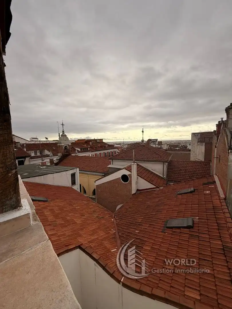 Außenansicht von Dachboden zur Miete in Madrid mit Klimaanlage, Heizung und Terrasse