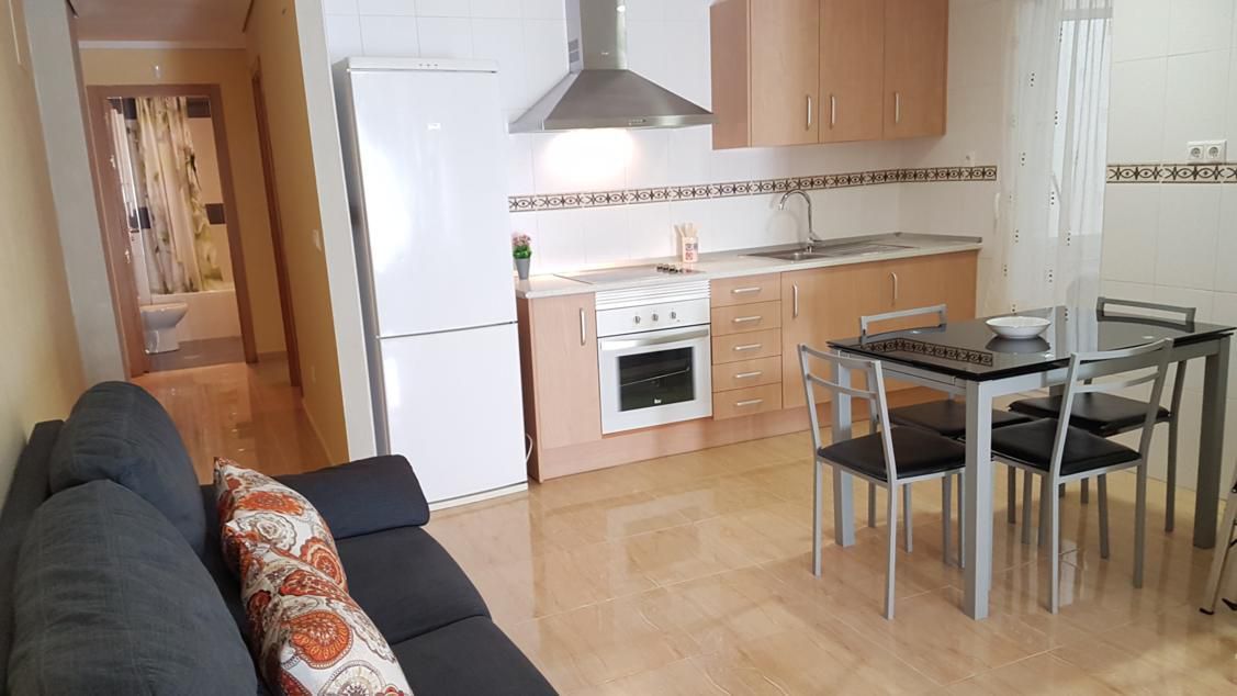 Kitchen of Flat to rent in La Roda  with Heating, Furnished and Balcony