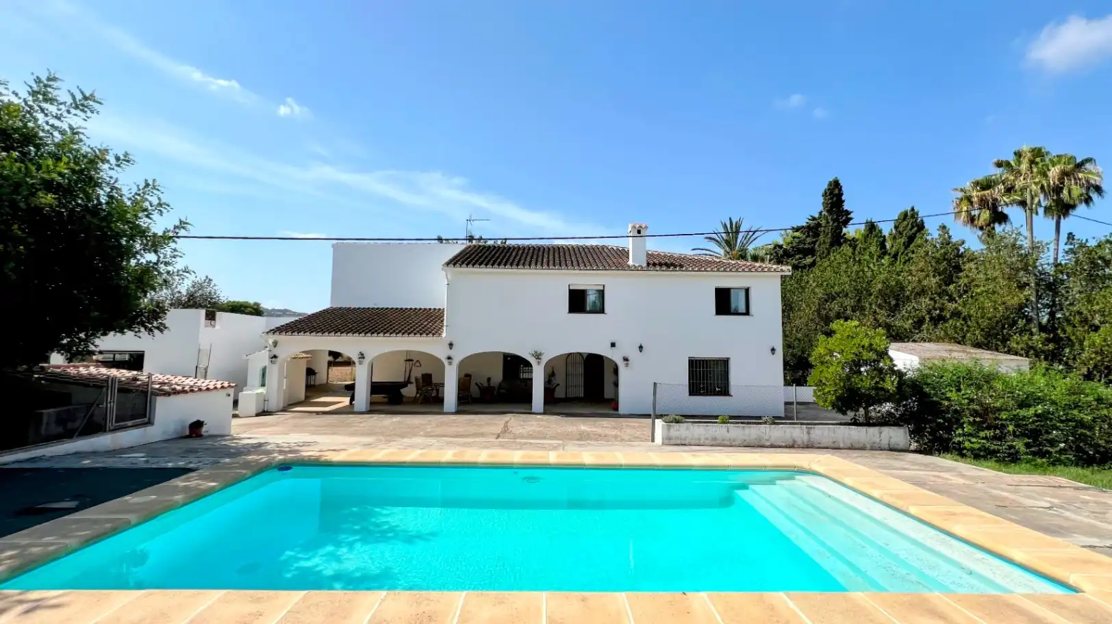 Vista exterior de Finca rústica en venta en Dénia con Calefacción, Terraza y Piscina