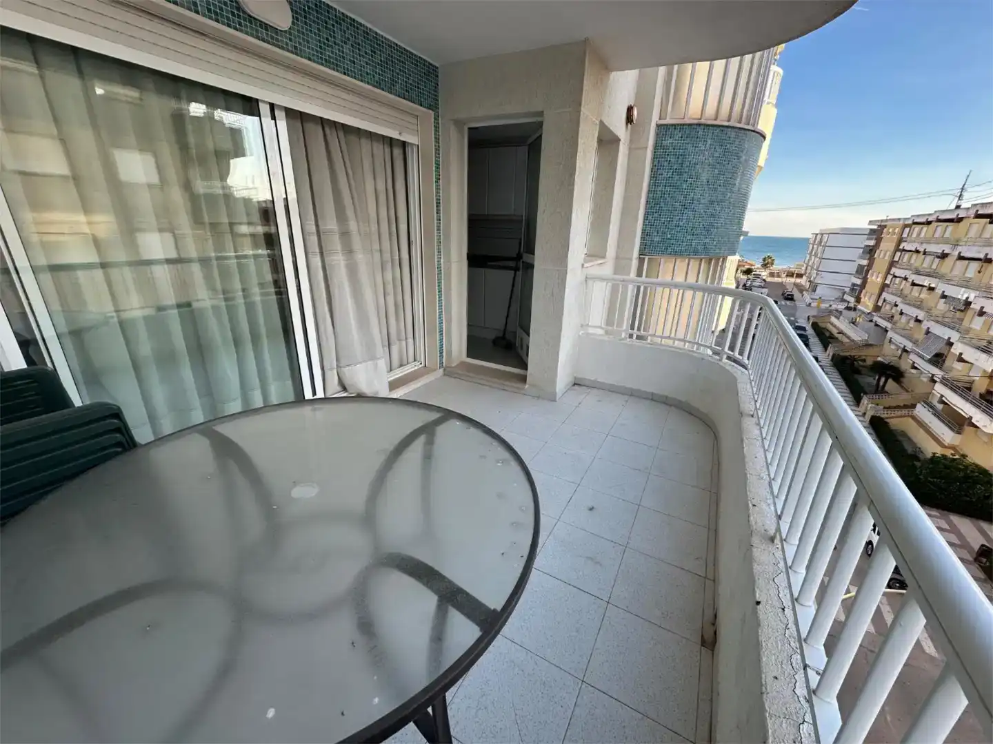 Terrasse von Wohnung zur Miete in Daimús mit Schwimmbad