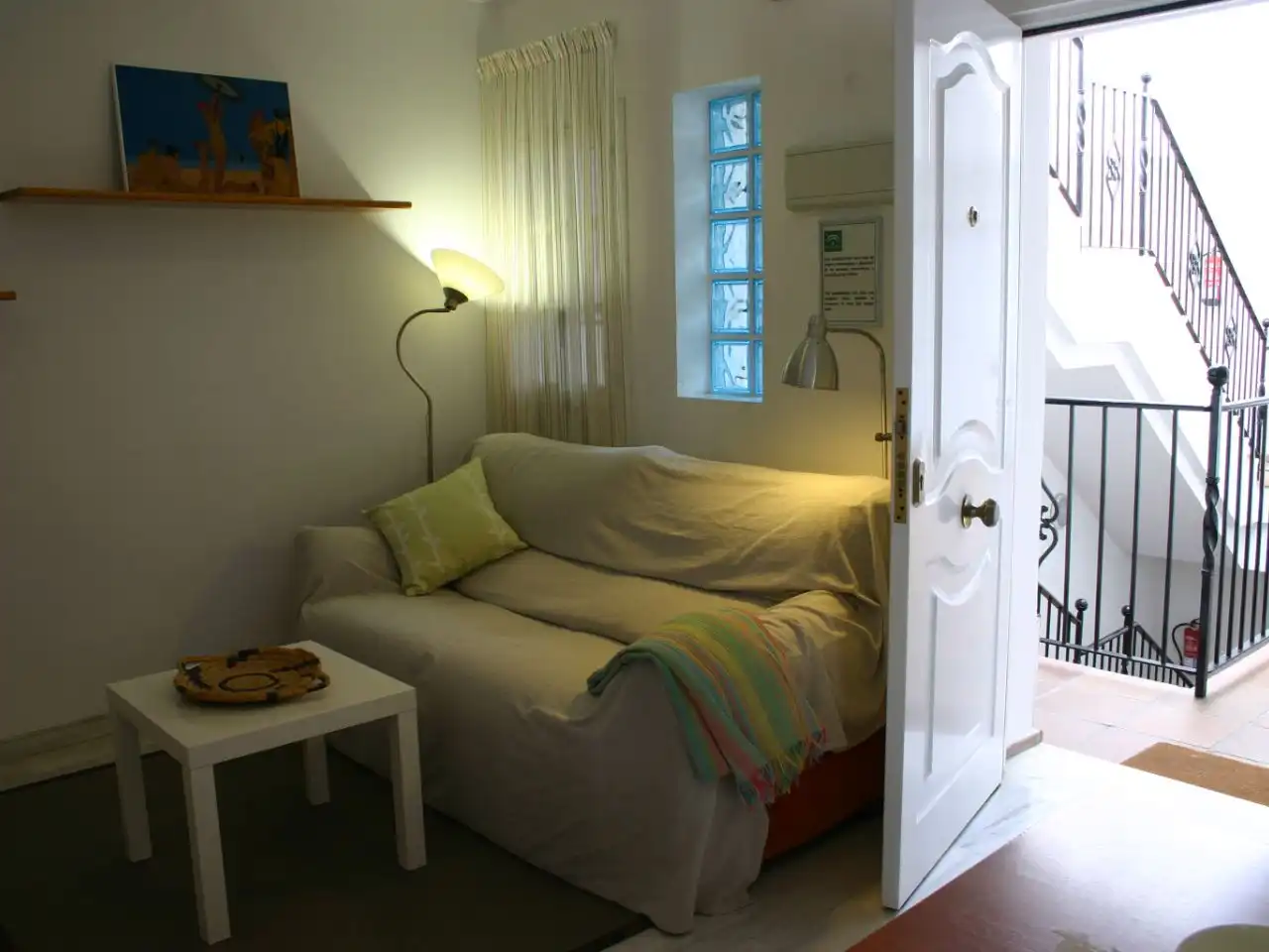 Wohnzimmer von Wohnungen zur Miete in Cádiz mit Klimaanlage, Heizung und Möbliert