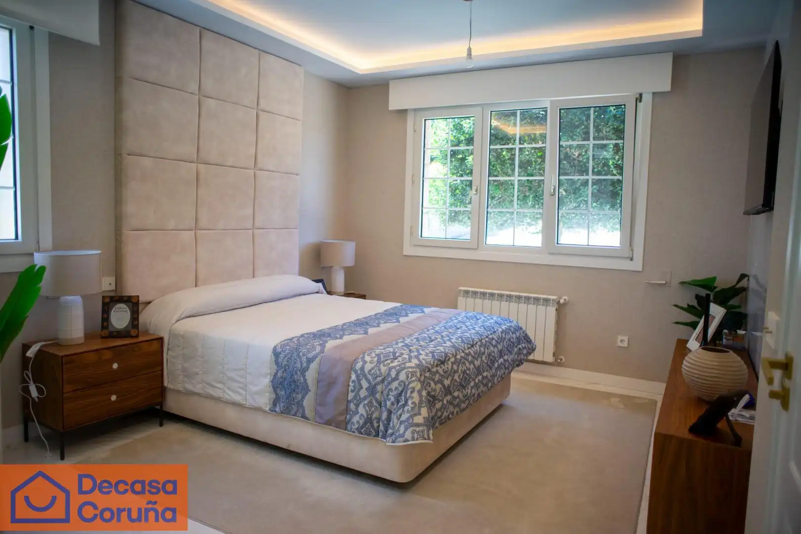 Bedroom of Houses for sale in A Coruña Capital   with Heating, Private garden and Terrace