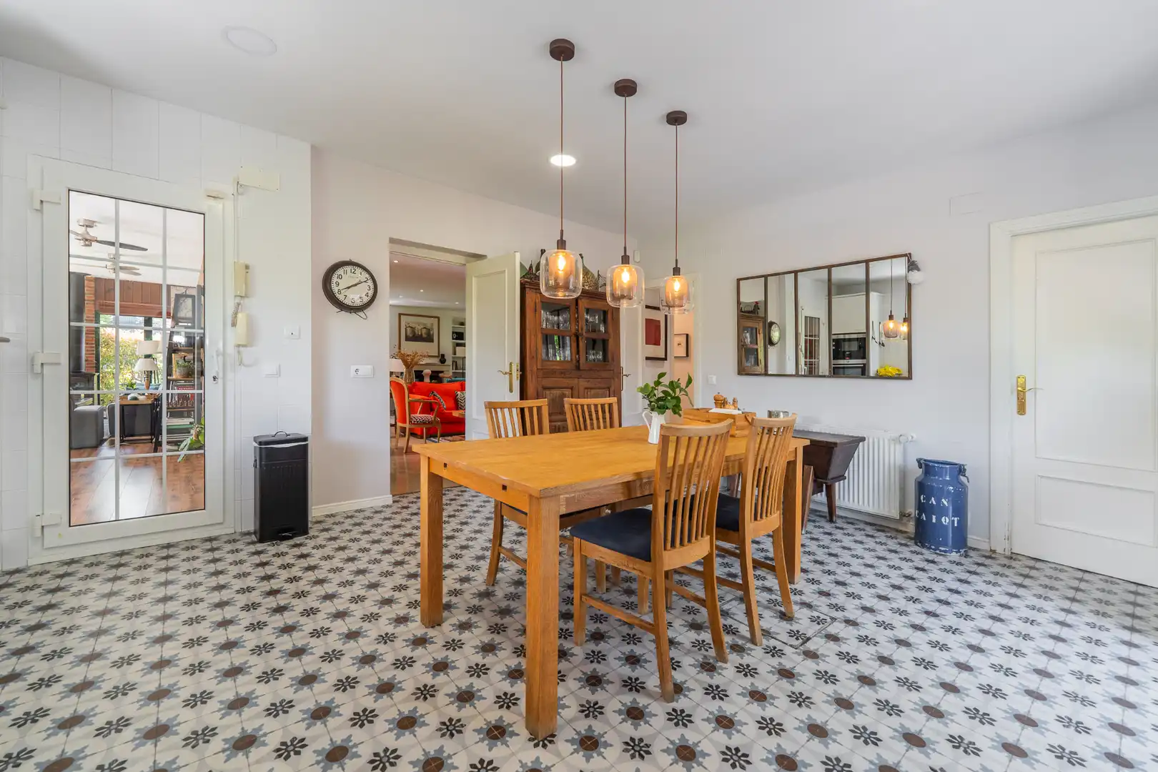 Dining room of Houses for sale in Madrid  with Air Conditioner, Private garden and Swimming Pool