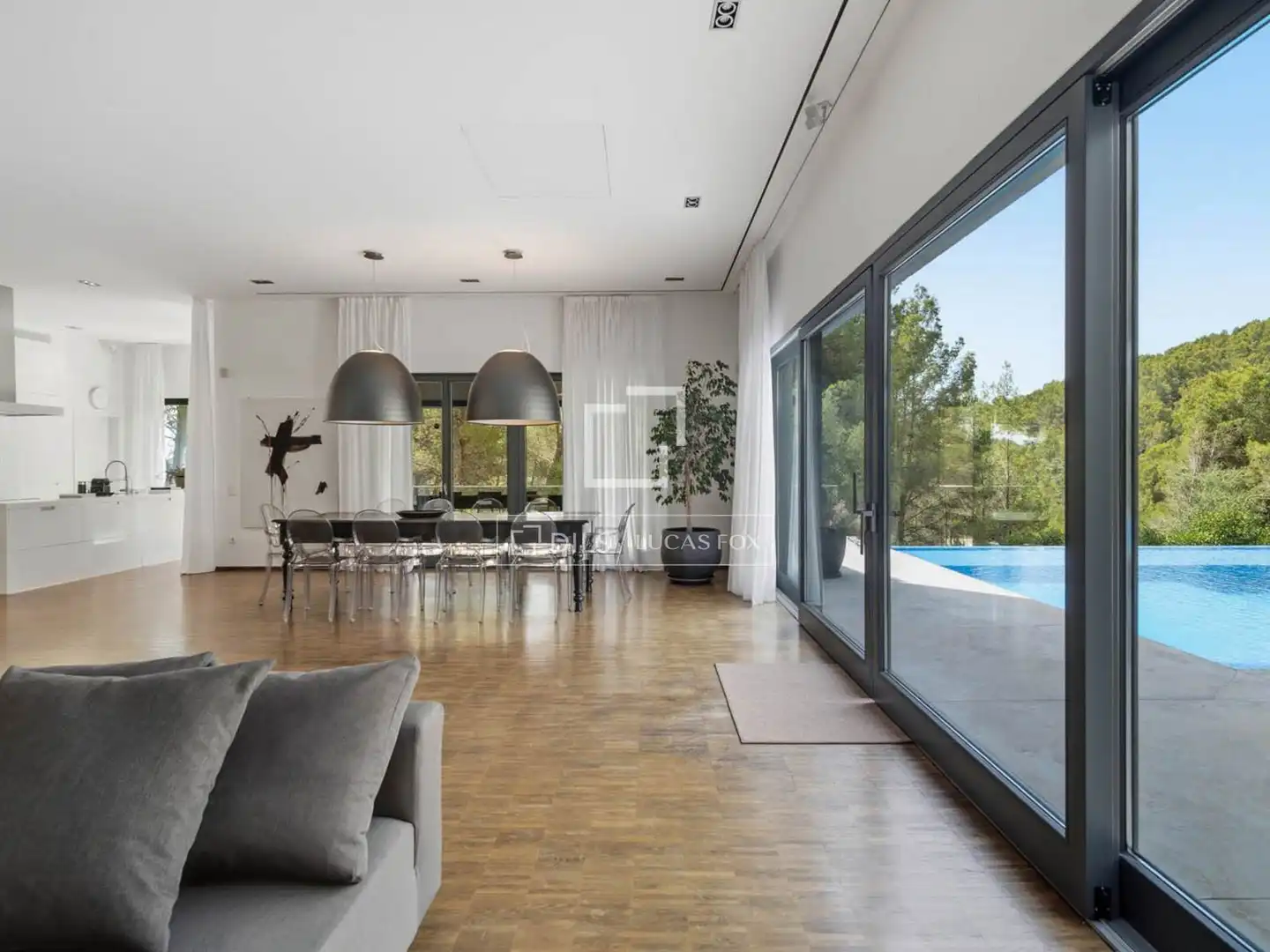 Wohnzimmer von Haus oder Chalet zur Miete in  Palma de Mallorca mit Klimaanlage, Heizung und Privatgarten