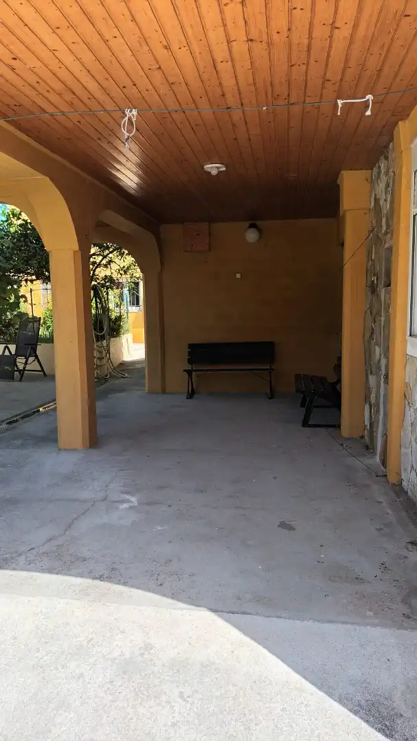 Terrassa de Casa o xalet en venda en Muros amb Jardí privat, Piscina i Moblat