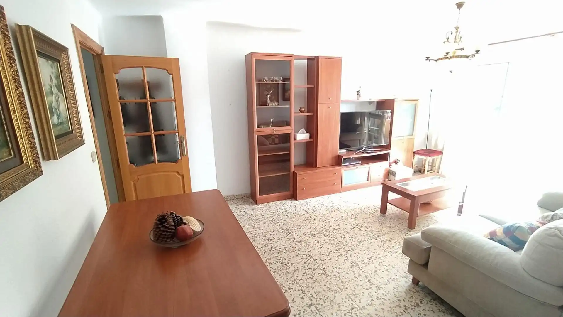 Sala d'estar de Pis en venda en Málaga amb Aire condicionat, Jardí privat i Terrassa