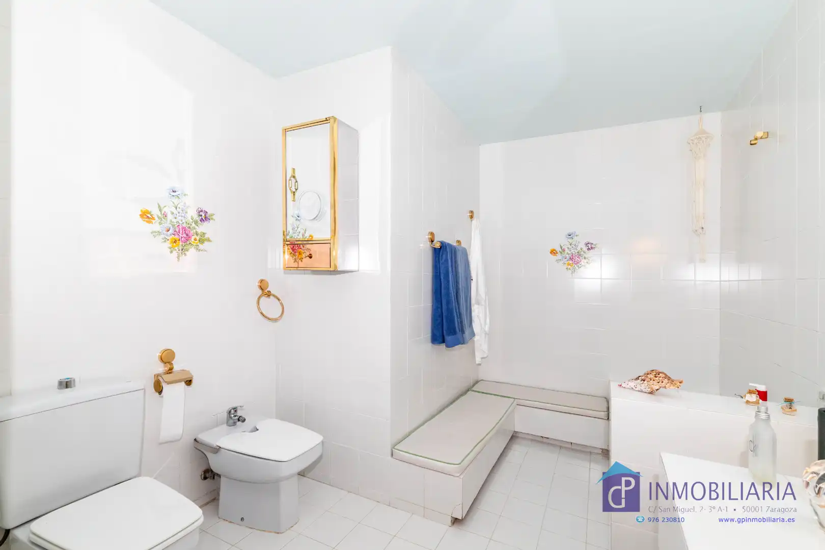 Baño de Casa o chalet en venta en Quinto con Aire acondicionado, Calefacción y Jardín privado