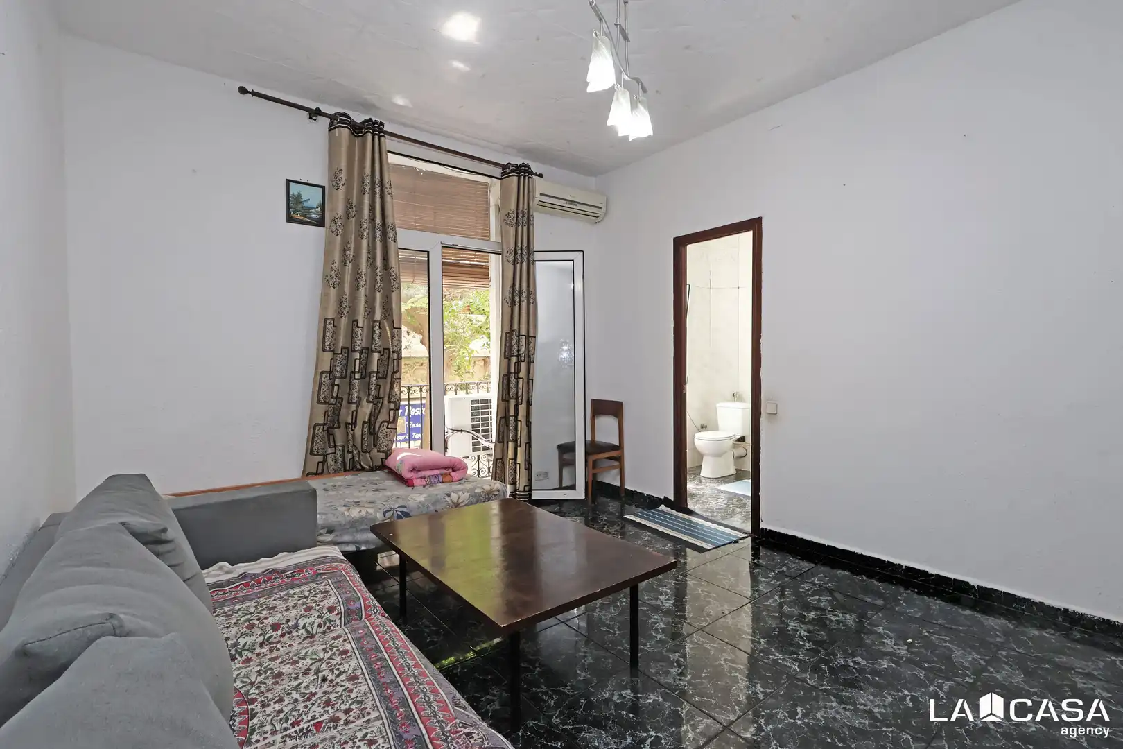 Sala de estar de Piso en venta en Barcelona con Balcón