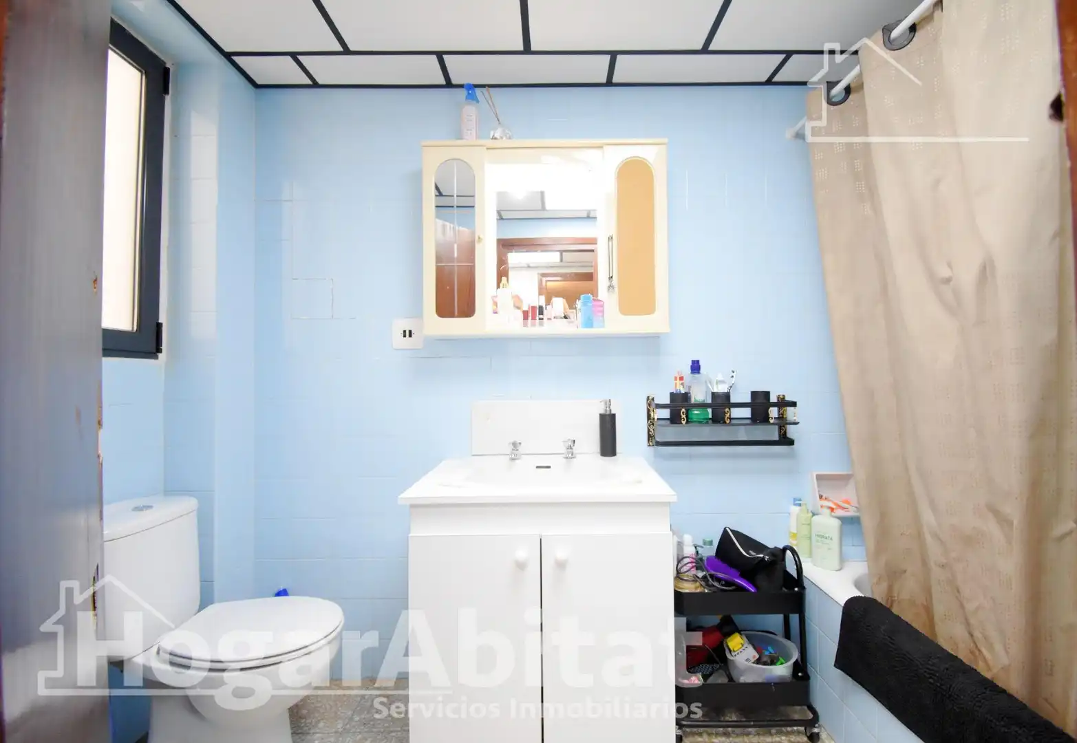Bathroom of Flat for sale in Oliva  with Air Conditioner, Heating and Terrace