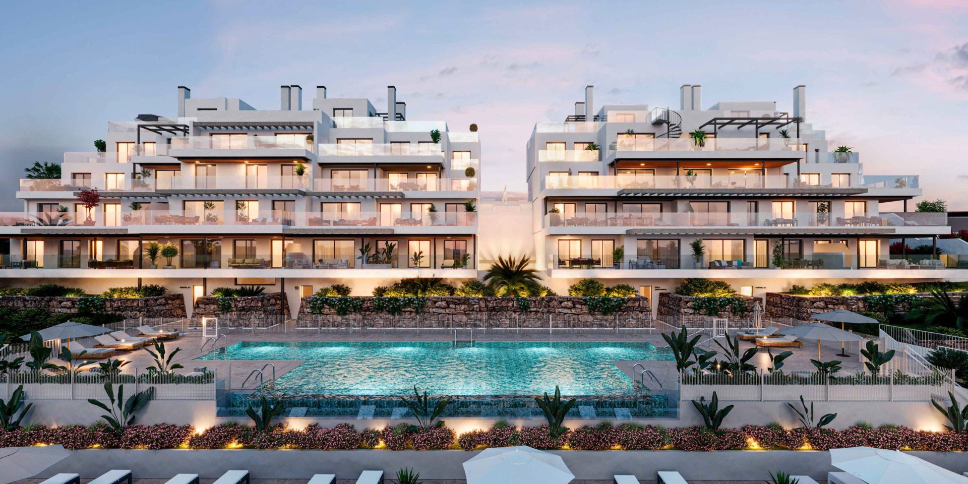 Exterior view of Apartment for sale in Estepona  with Air Conditioner, Heating and Terrace
