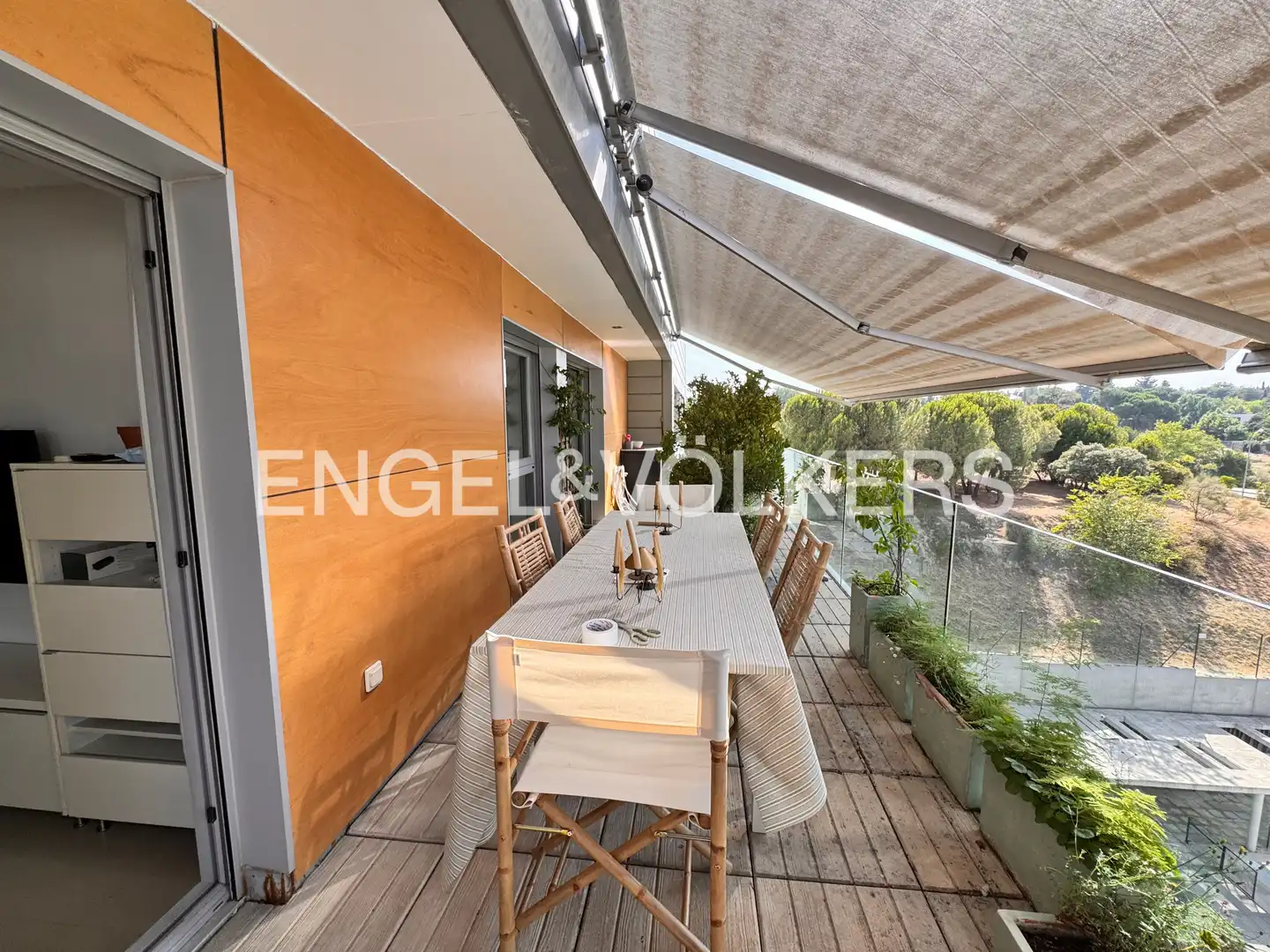 Terrace of Flat for rent in Majadahonda  with Air Conditioner, Heating and Private garden