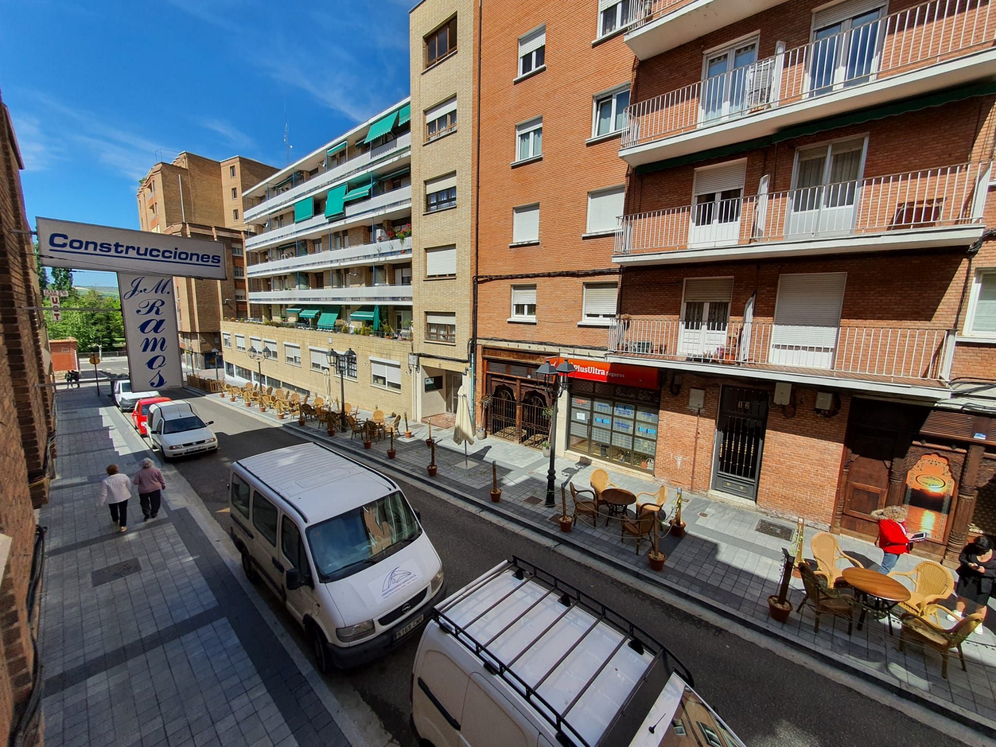 Exterior view of Flat for sale in Palencia Capital  with Heating, Parquet flooring and Storage room