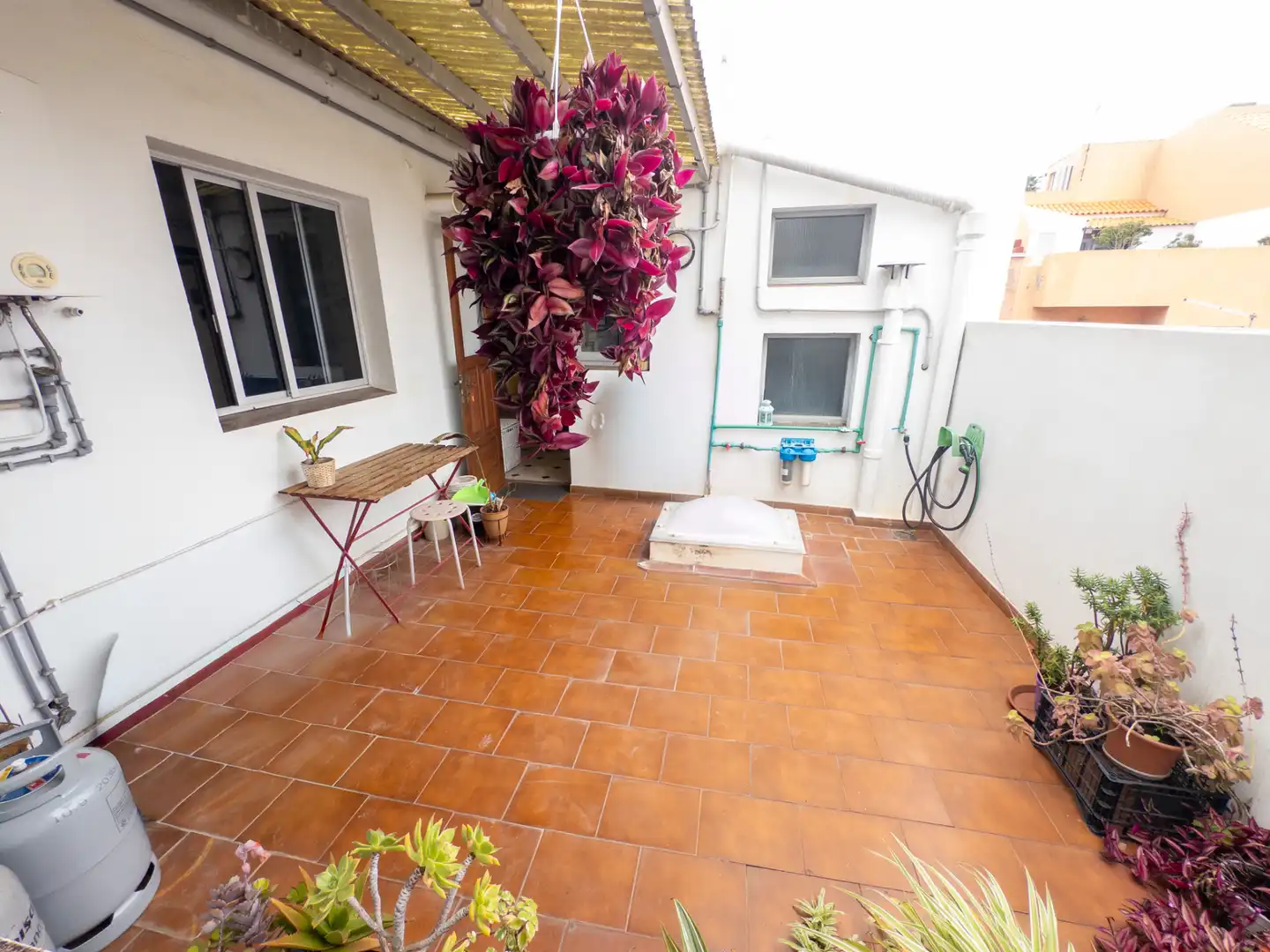Terrace of Houses for sale in San Cristóbal de la Laguna  with Terrace, Storage room and Furnished