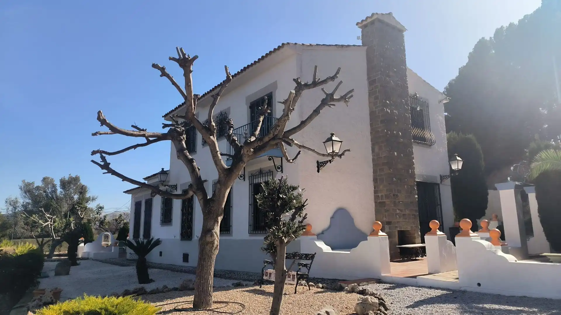 Exterior view of Houses for sale in El Castell de Guadalest  with Air Conditioner, Heating and Terrace