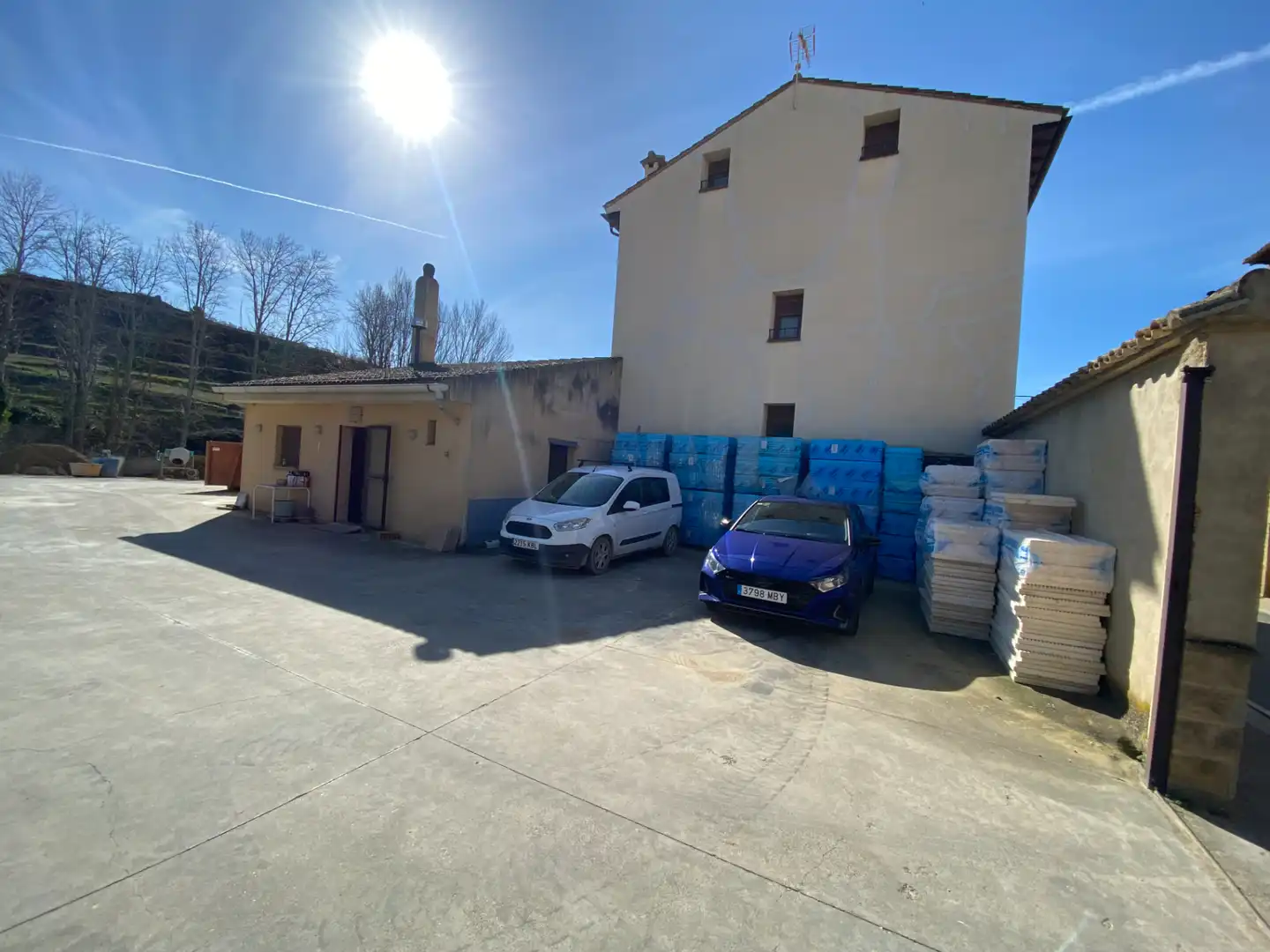 Exterior view of Industrial buildings for sale in Uncastillo