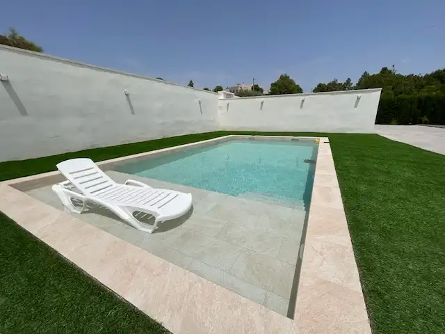 Swimming pool of Houses for rent in Alicante / Alacant  with Air Conditioner, Heating and Private garden