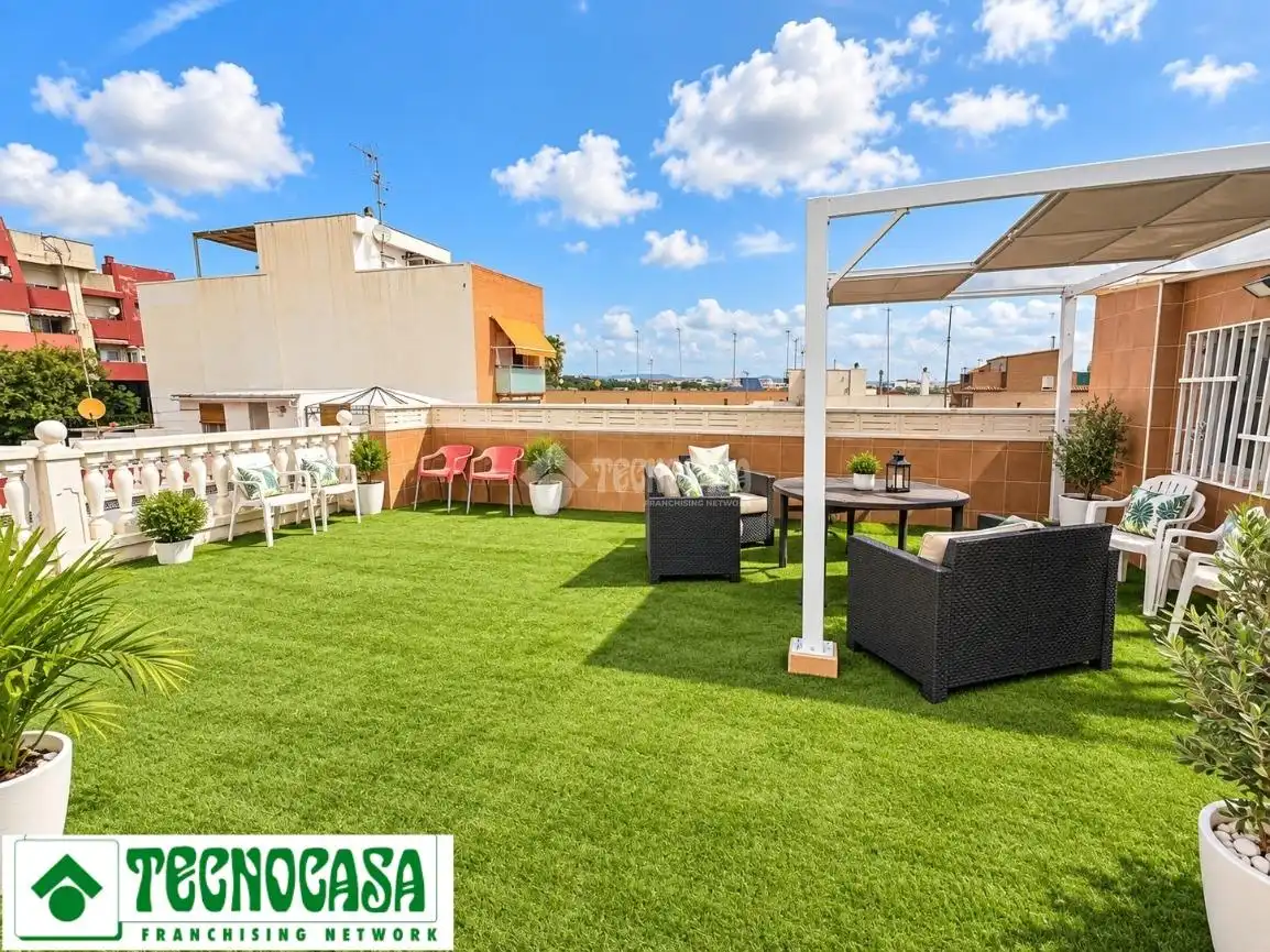 Terraza de Casa adosada en venta en San Francisco