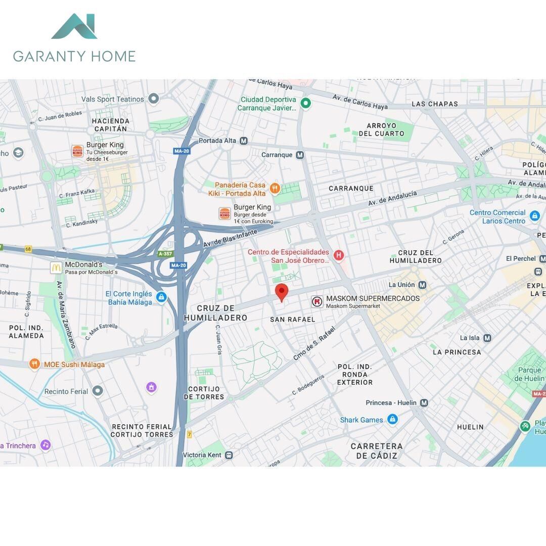 Vista exterior de Pis de lloguer en Málaga Capital amb Jardí privat, Terrassa i Moblat