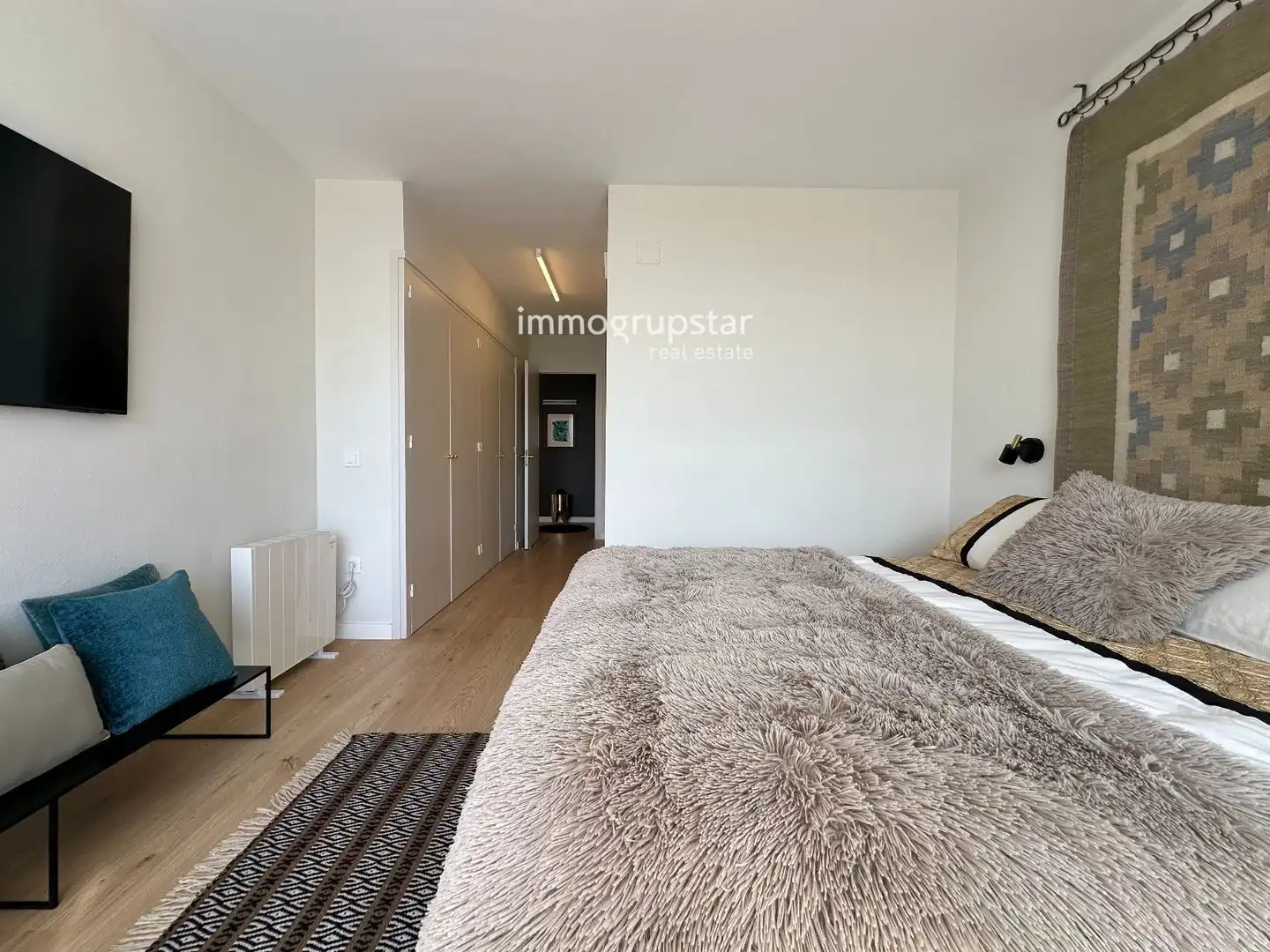 Dormitori de Apartament en venda en Castell d'Aro, Platja d'Aro i s'Agaró amb Calefacció, Parquet i Terrassa