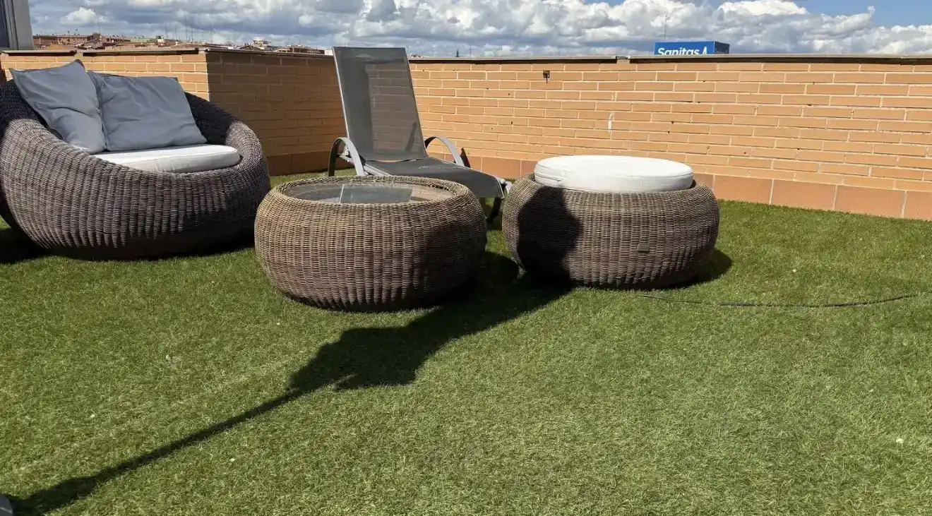 Terrassa de Àtic en venda en La Moraleja amb Aire condicionat, Jardí privat i Parquet