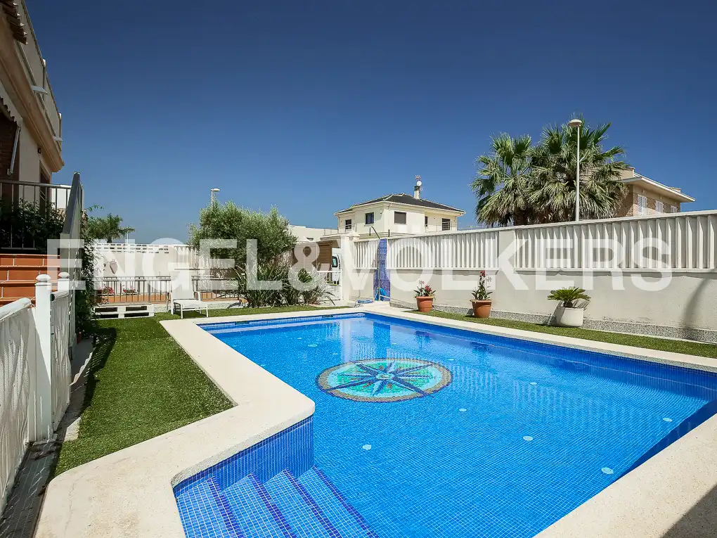 Piscina de Finca rústica de lloguer en Cullera amb Aire condicionat, Calefacció i Terrassa