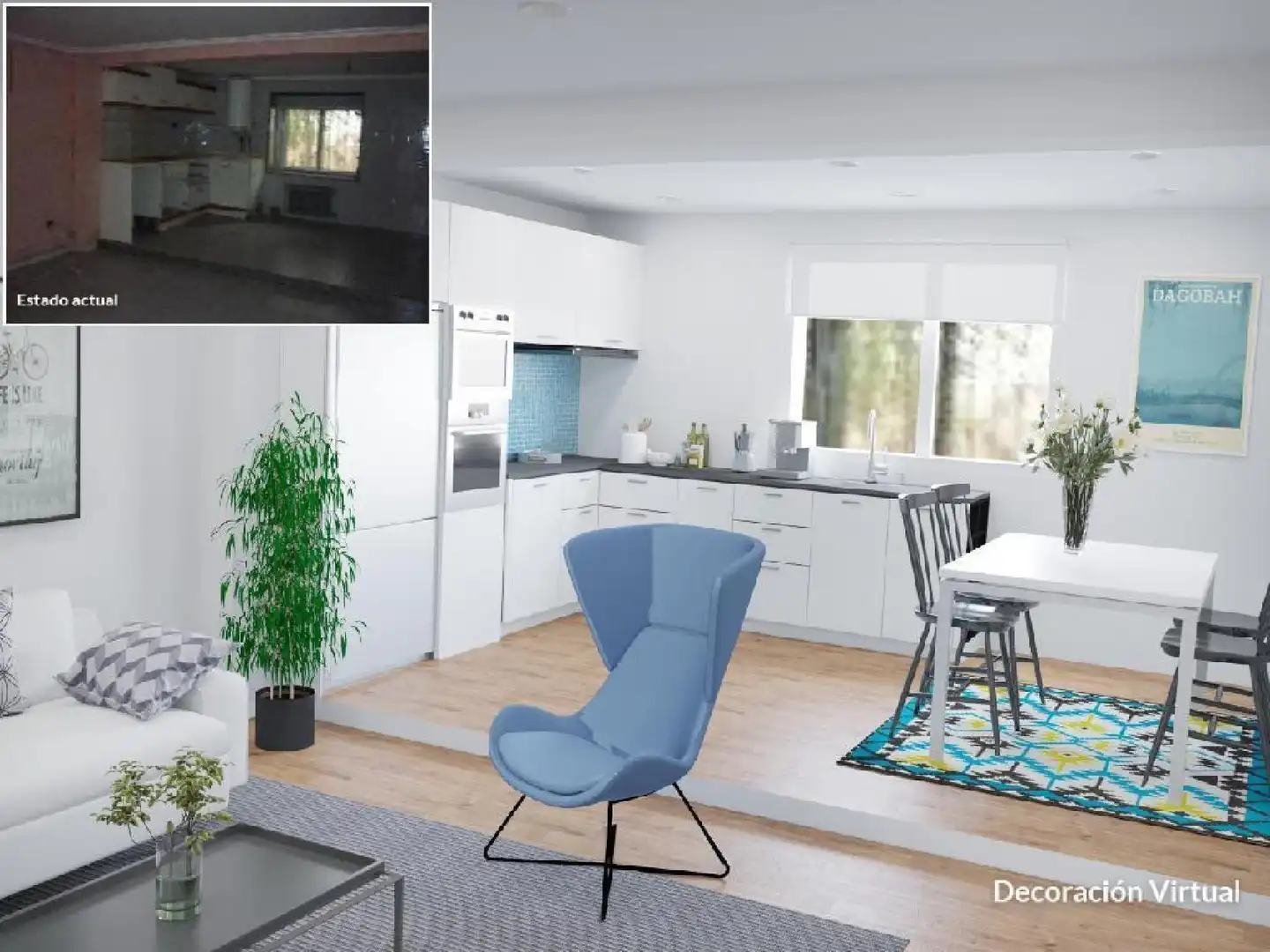 Cocina de Casa o chalet en venta en Mieres (Asturias)