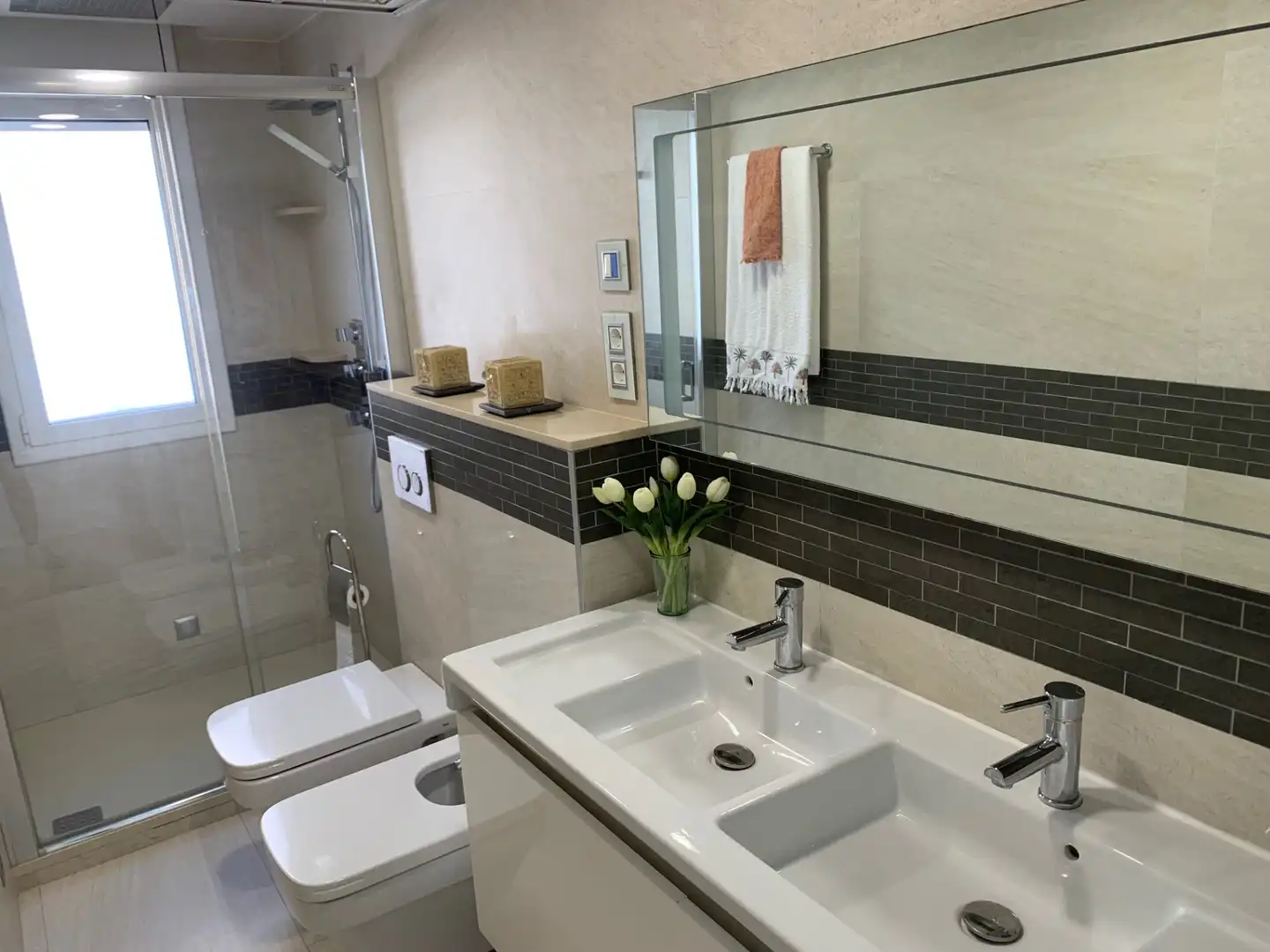 Baño de Apartamento en venta en Torredembarra con Aire acondicionado, Calefacción y Terraza