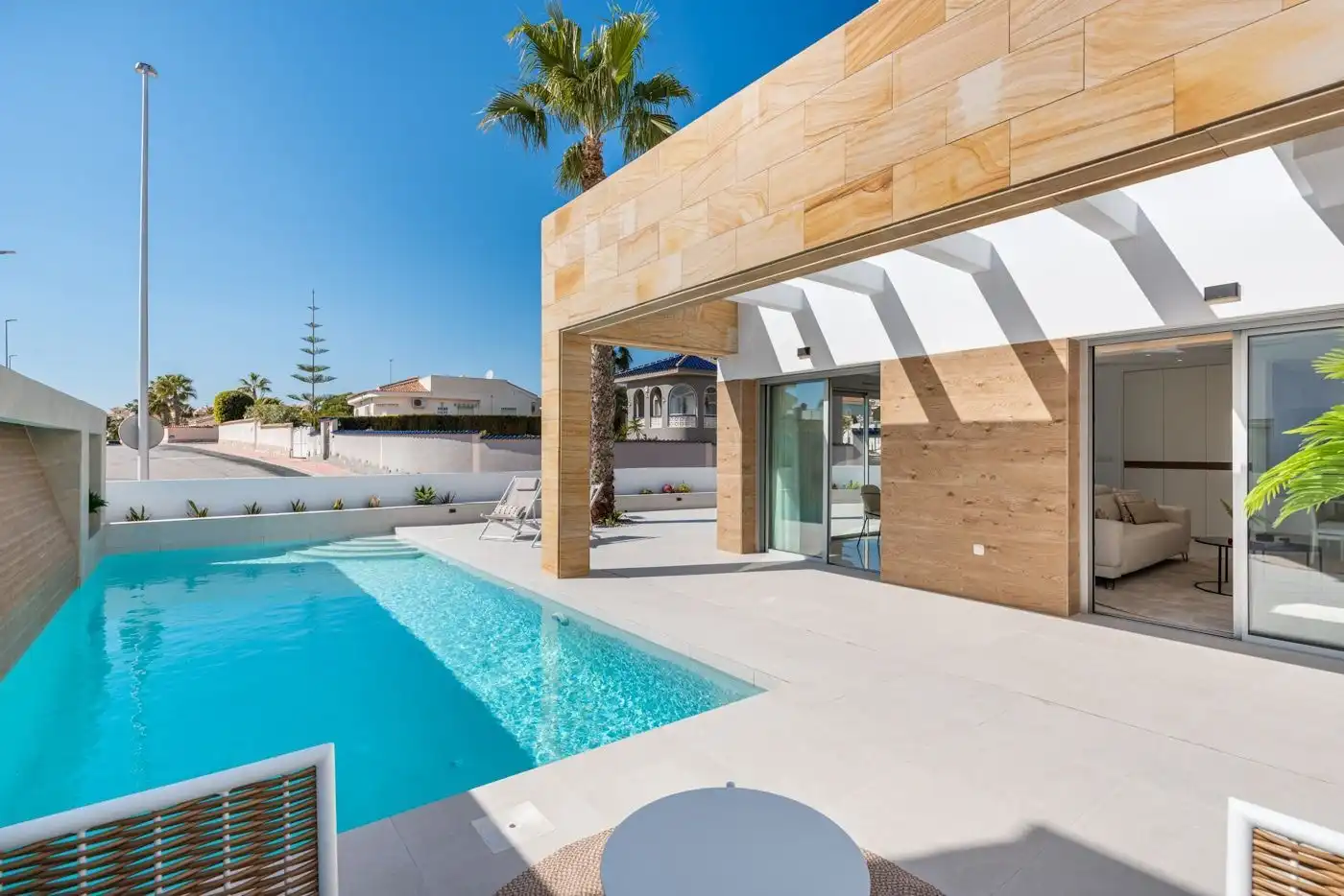 Piscina de Casa o xalet en venda en Rojales amb Aire condicionat, Jardí privat i Terrassa