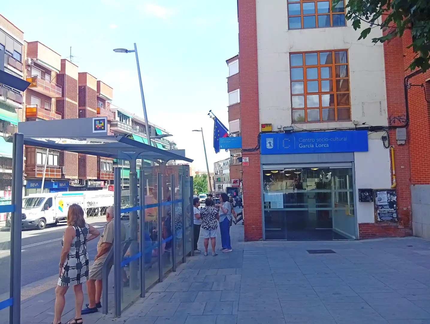 Exterior view of Flat for sale in Madrid  with Air Conditioner, Heating and Parquet flooring