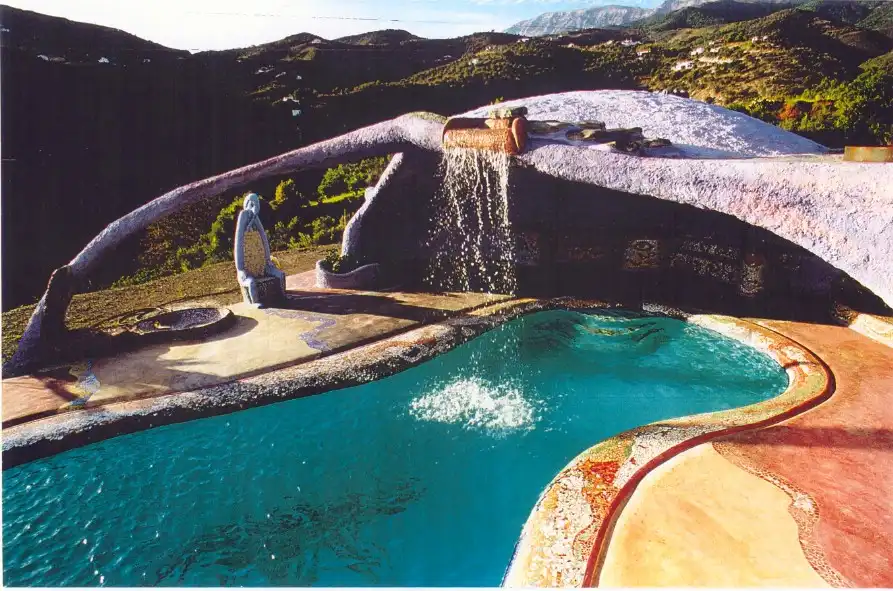 Piscina de Finca rústica en venta en Árchez con Aire acondicionado, Jardín privado y Terraza