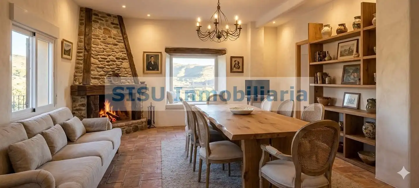 Dining room of Country homes for sale in Pedralba  with Private garden, Terrace and Swimming Pool