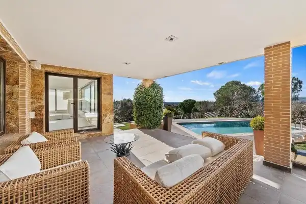 Terraza de Casa o chalet de alquiler en Las Rozas de Madrid con Aire acondicionado, Calefacción y Jardín privado