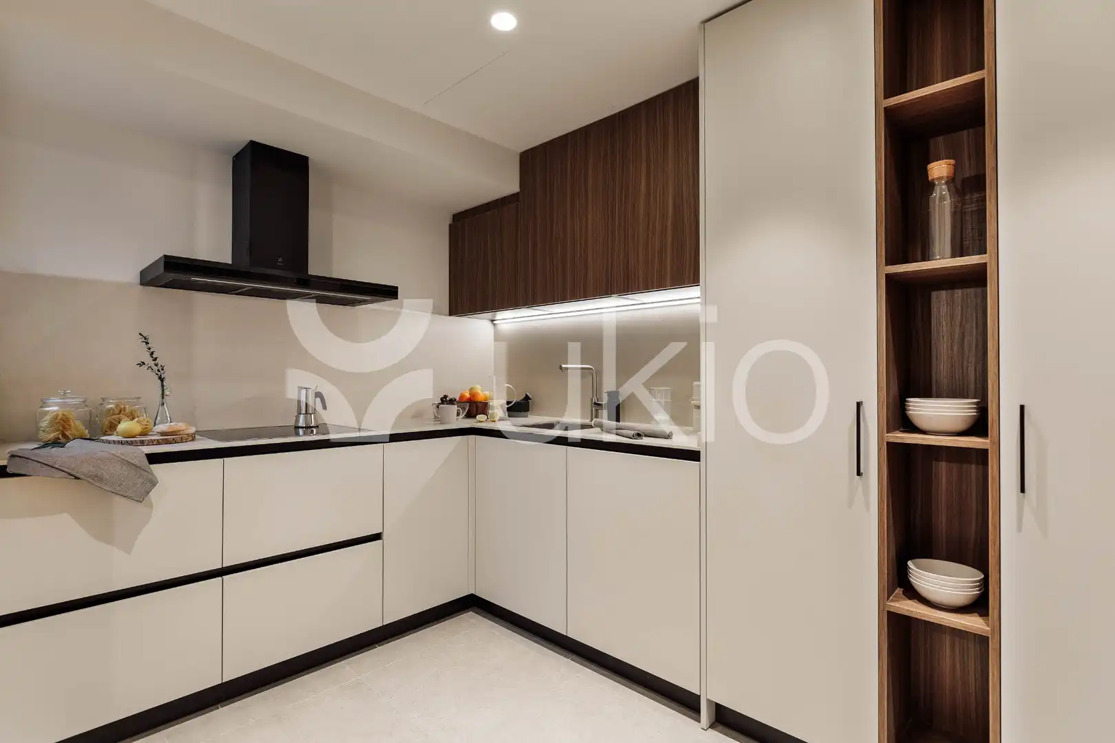 Kitchen of Apartments for rent in Barcelona  with Air Conditioner, Heating and Terrace
