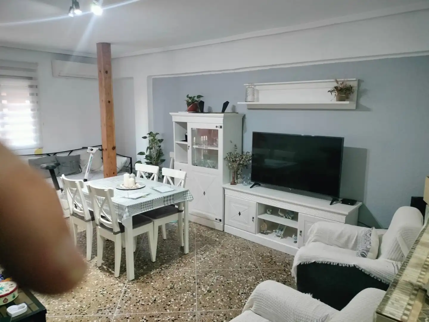 Living room of Flat for sale in Valencia  with Furnished