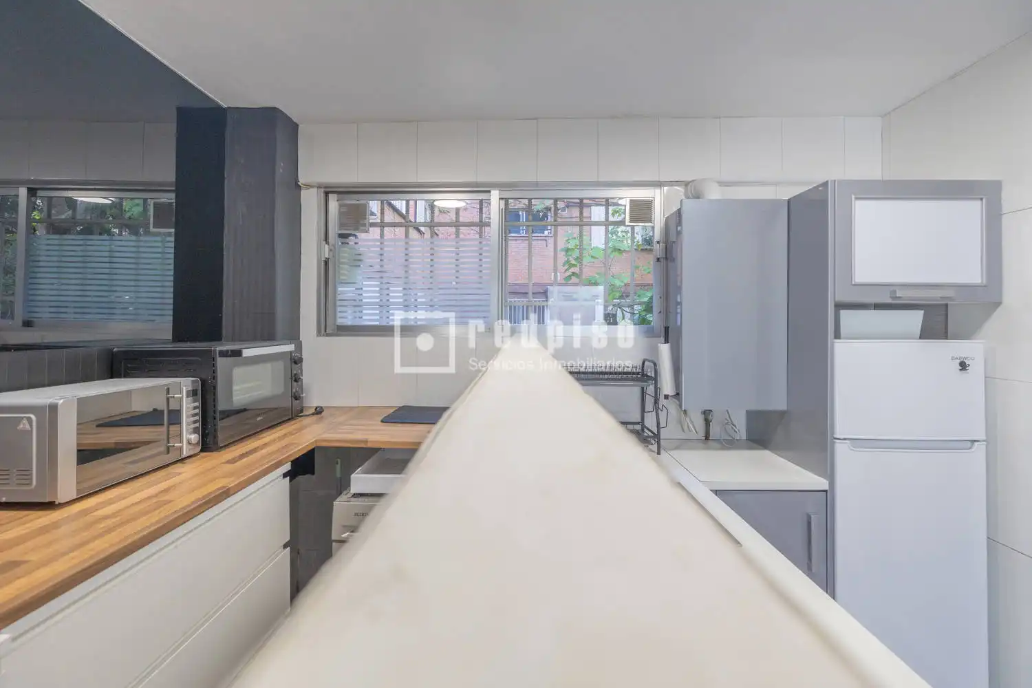 Küche von Wohnung zum Verkauf in Madrid mit Heizung, Privatgarten und Abstellraum