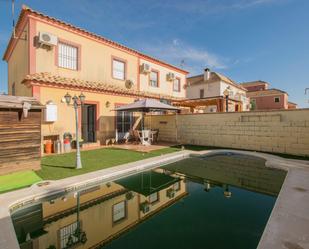 Swimming pool of Single-family semi-detached for sale in Burguillos  with Air Conditioner, Private garden and Swimming Pool