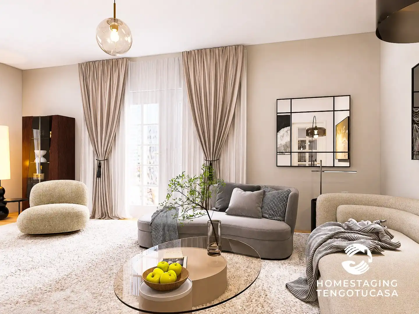 Sala de estar de Piso en venta en Madrid con Terraza, Amueblado y Horno