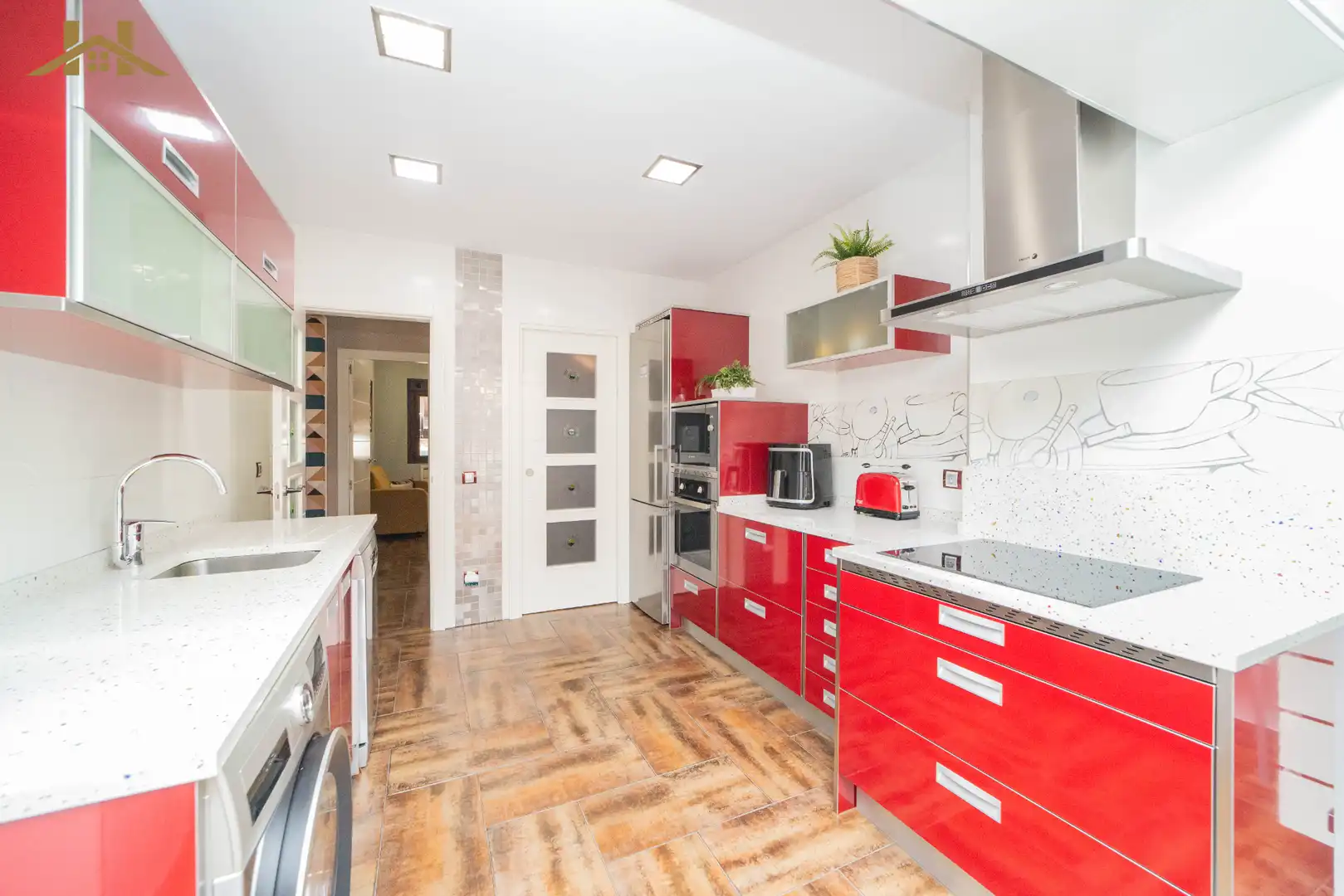Kitchen of Houses for sale in Cubas de la Sagra  with Air Conditioner, Heating and Terrace