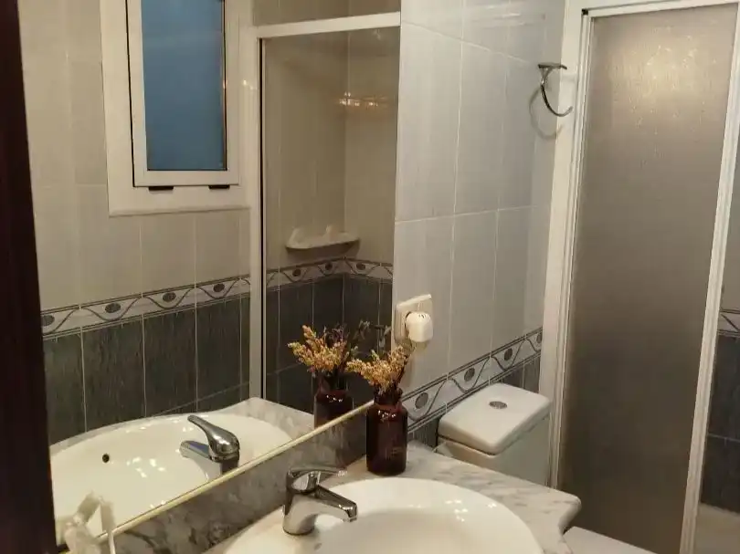 Badezimmer von Wohnung zum Verkauf in Les Borges Blanques mit Klimaanlage