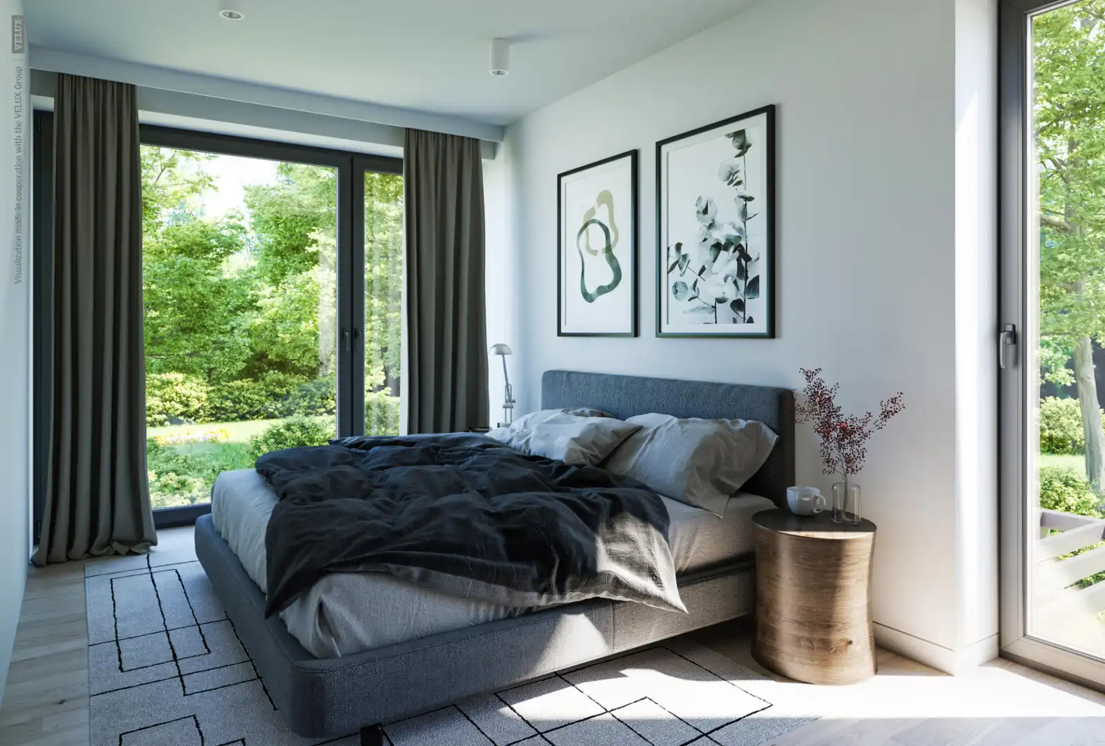 Habitación de Casa adosada en venta en Santiago de Compostela  con Calefacción, Jardín privado y Terraza