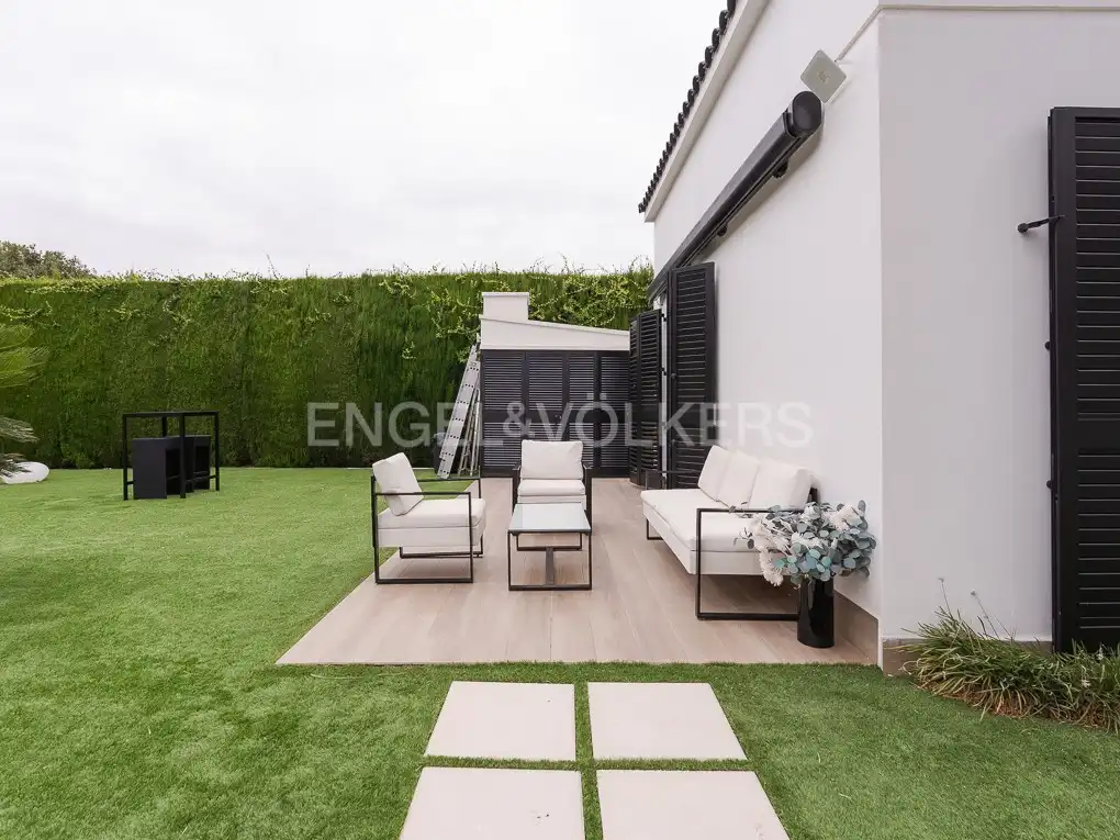 Terrace of Houses for rent in Bétera  with Air Conditioner, Heating and Private garden