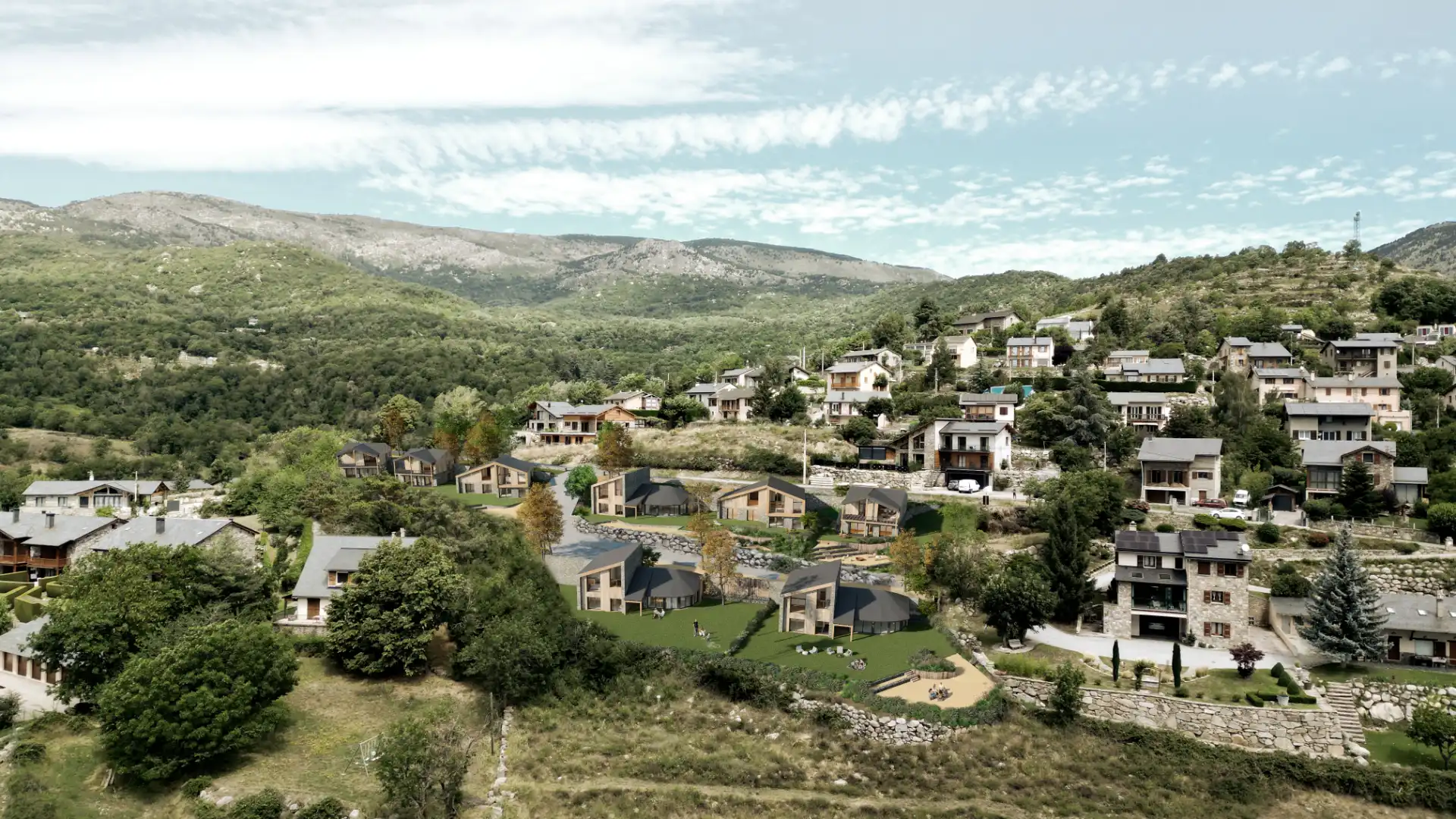 Vista exterior de Casa o chalet en venta en Angoustrine  -  Villeneuve - des - Escaldes con Aire acondicionado, Calefacción y Jardín privado