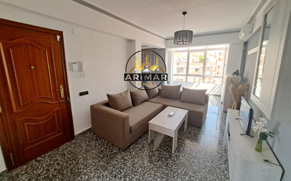 Living room of Flat for sale in Castellón de la Plana / Castelló de la Plana  with Air Conditioner, Furnished and Oven