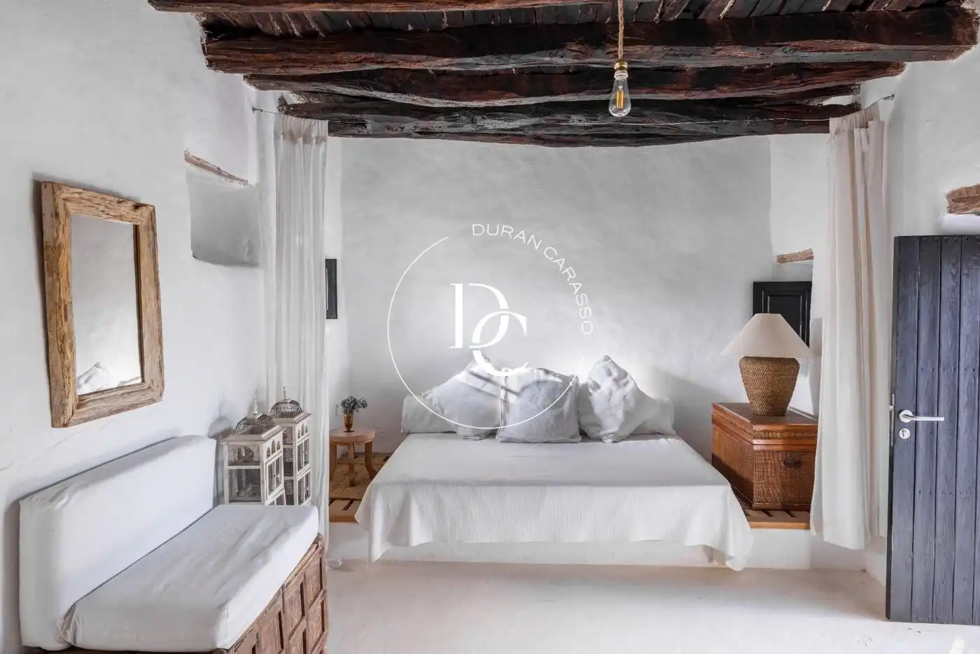 Schlafzimmer von Country house zum Verkauf in Formentera mit Privatgarten, Terrasse und Abstellraum