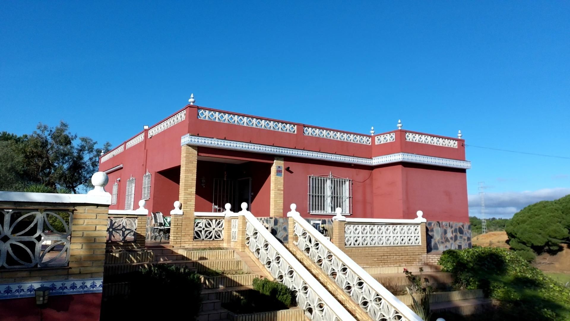 Vista exterior de Finca rústica en venta en Lepe con Calefacción, Jardín privado y Terraza