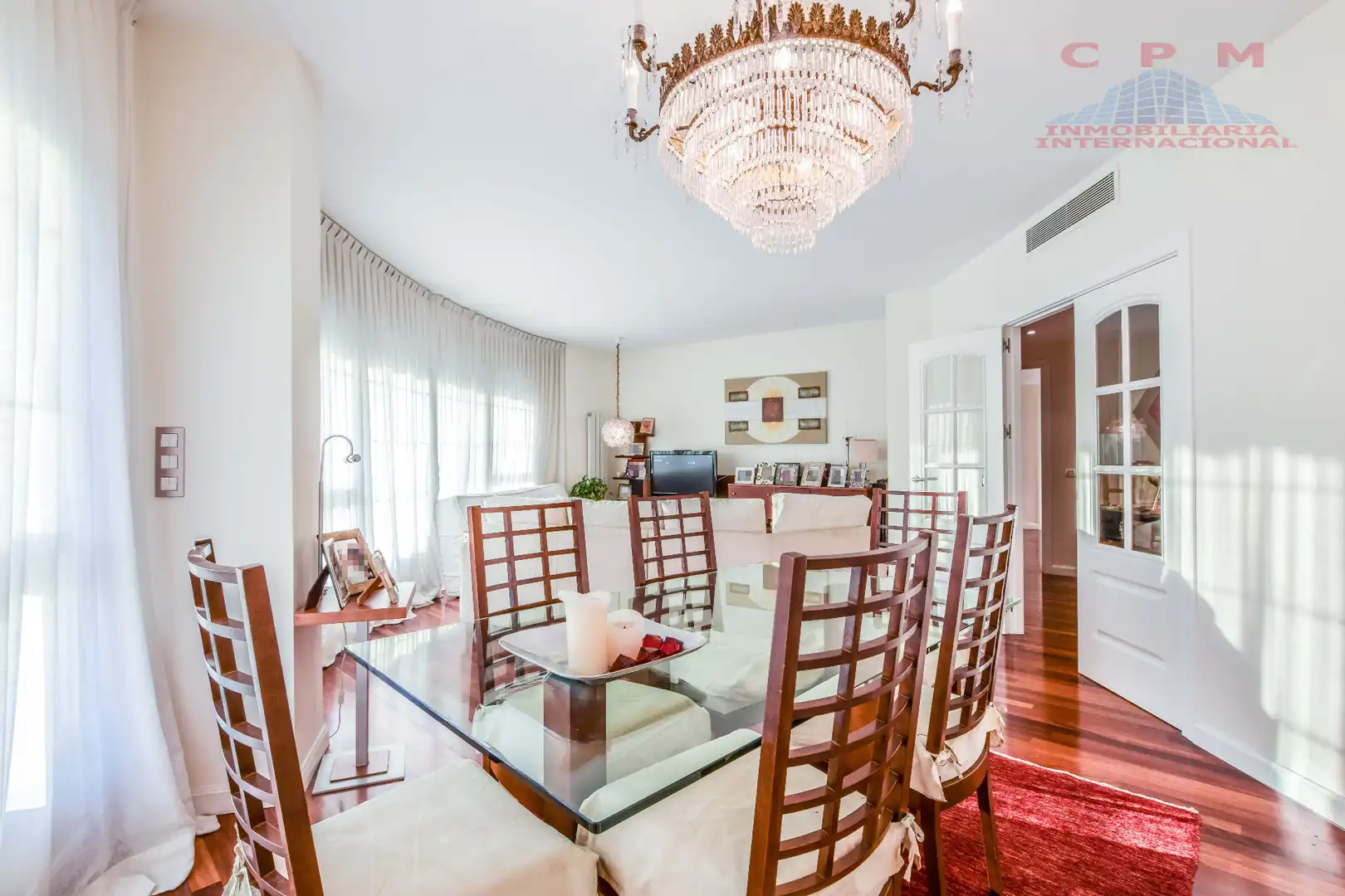 Comedor de Piso de alquiler en Madrid con Aire acondicionado, Calefacción y Parquet