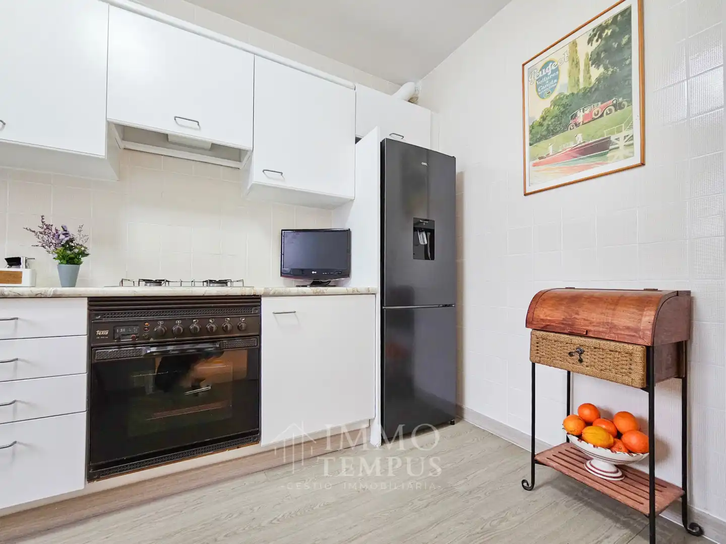 Cocina de Casa adosada en venta en Sant Cugat del Vallès con Jardín privado, Parquet y Terraza