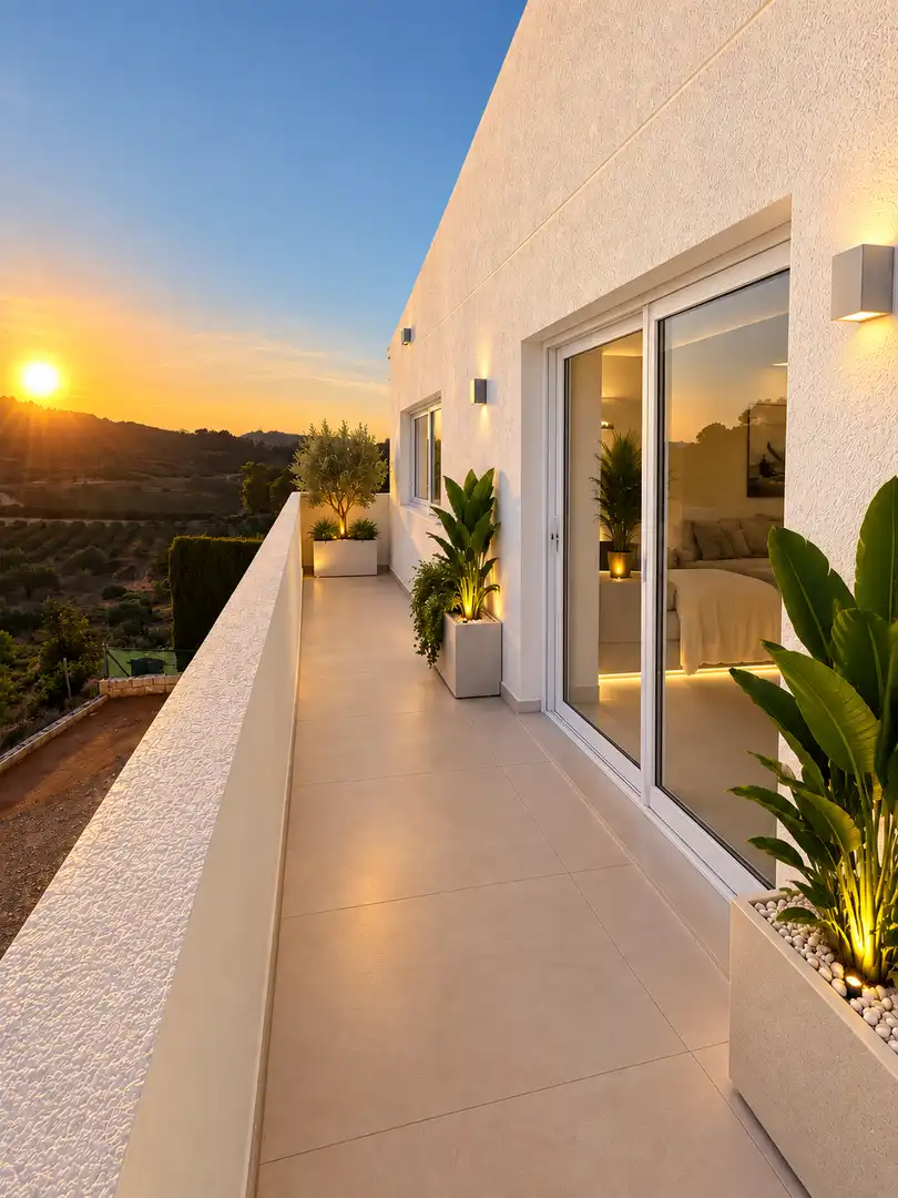 Terrace of Detached homes for sale in Montserrat  with Air Conditioner, Terrace and Swimming Pool