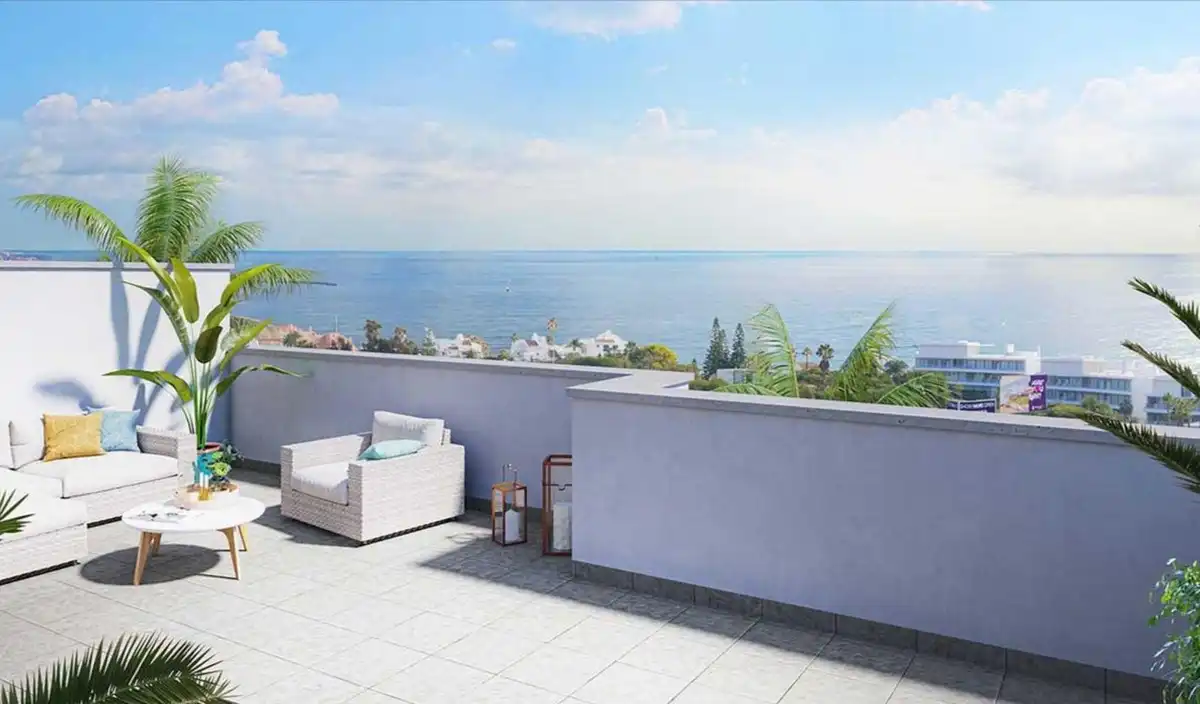 Terrassa de Apartament en venda en Estepona amb Aire condicionat, Terrassa i Traster